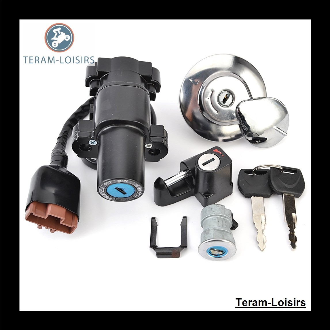 Neiman contacteur Honda CRF 250 de 2014 à 2016 - Kit de démarrage moto complet noir