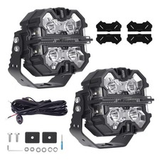Projecteur LED 21360LM 5" Double Mode For 4x4 SUV Bateau Camion Tracteur IP68