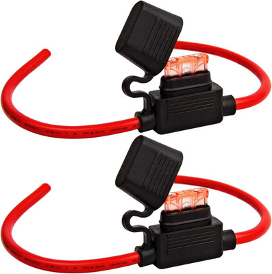 10 AWG Waterproof Heavy-Duty Maxi Inline Fuse Holder with 40A Maxi Fuse