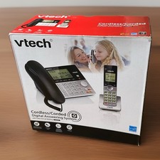 Vtech CS6949 Corded  Cordless 2-Handset Digital Answering Phone System Call ID