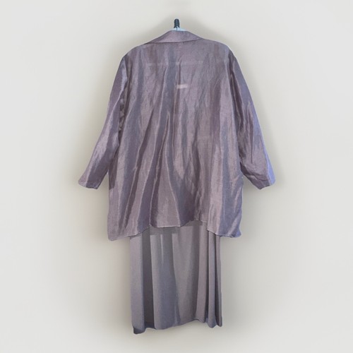 Robe femme Eileen Fisher en soie et lin soie couverture transparente voir photos et description - Photo 2/14