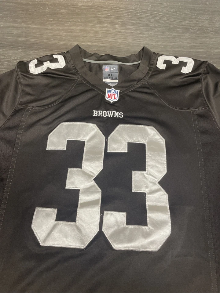 Camiseta Nike Trent Richardson Auténtica Bordada Cleveland Browns Talla XL Foto 2 de 3