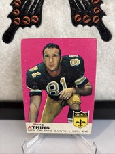 1969 Topps NFL Doug Atkins #105 New Orleans Saints 