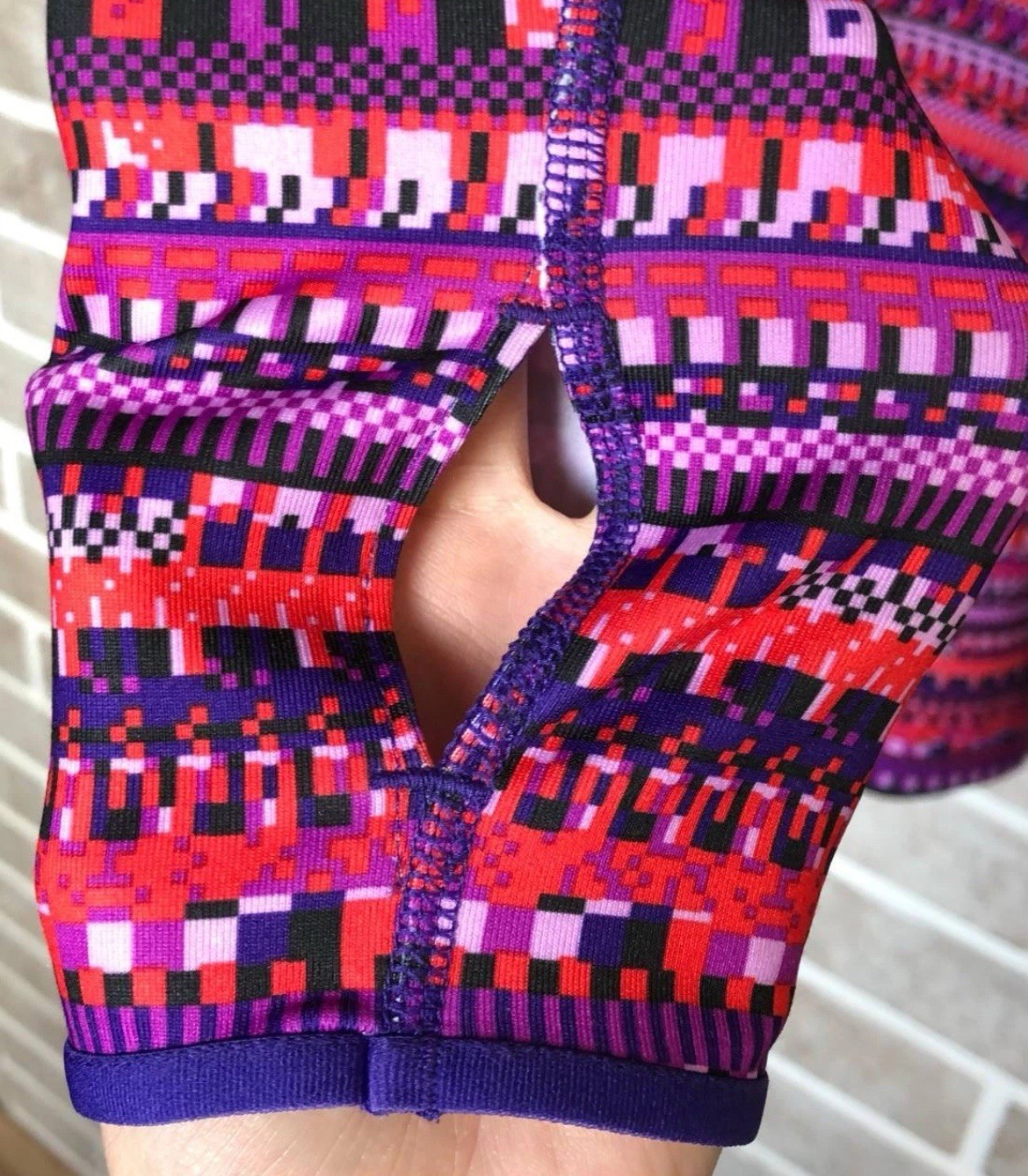 Nike Pro Hyperwarm Running Jacket Half Zip Thumb … - image 4