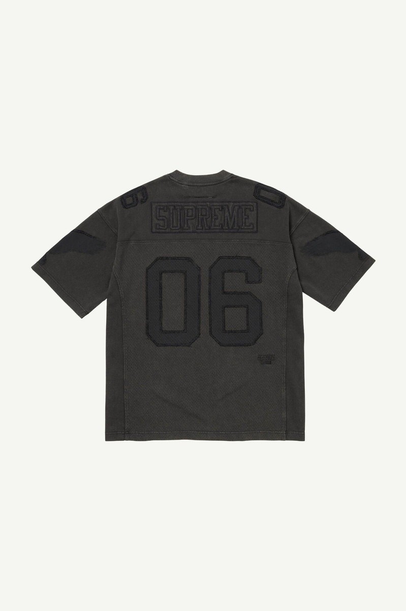Supreme®/MM6 Maison Margiela Cotton Football Jersey Black Size L