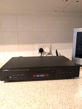 Yamaha CD-S300 Black CD Player Stereo with Headphone Jack, Type G Plug