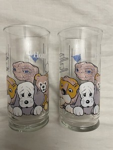 VTG 1982 Pizza Hut ET The Extra Terrestrial Home Collector 2 Glass Tumblers
