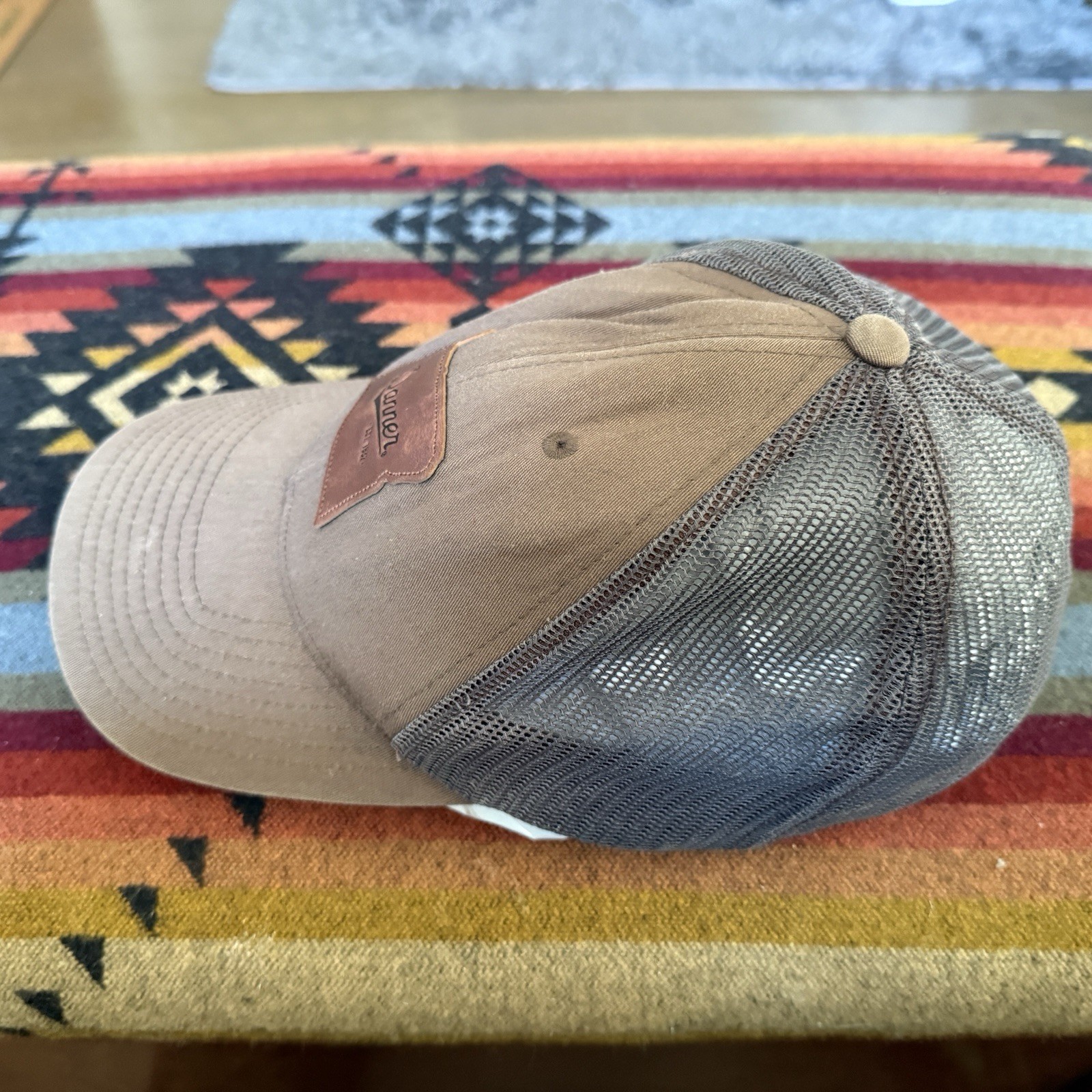 Danner Baseball Cap Hat Snap Back Black Brown Scr… - image 2