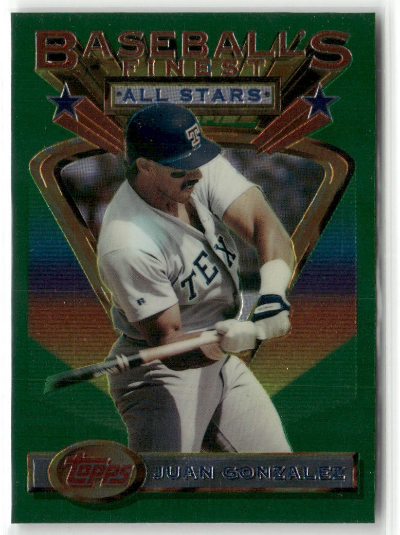 1993 Topps Finest Juan González #116 EX