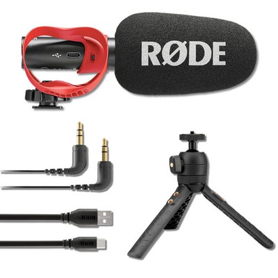 Rode VideoMic GO II Shotgun Mic with SC18 USB-C to USB-A Cable