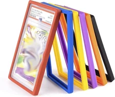 3-12x Silicone Bumper Guard Slab Protector Shock Absorption For PSA Graded Cards