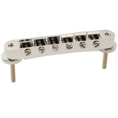 Musiclily Pro Nickel 52mm ABR-1 Tune-o-matic Wide Bridge For Epiphone LP Guitar