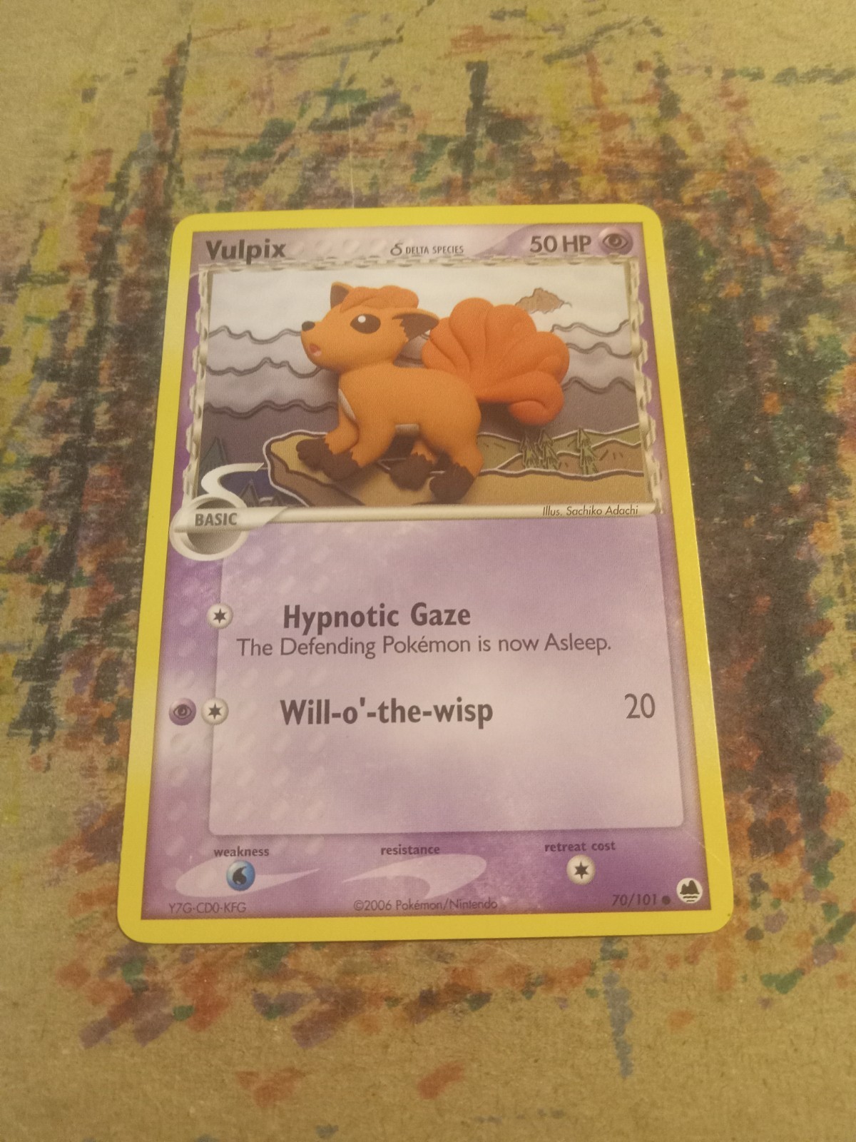 Vulpix (Delta Species) 70/101 Dragon Frontiers Regular