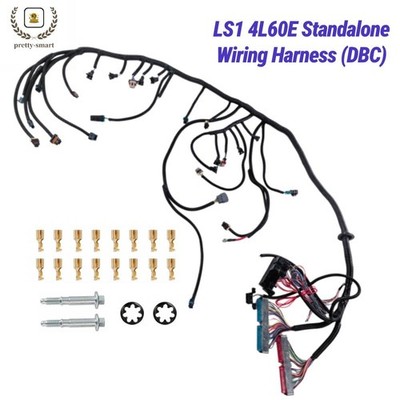 LS1 4L60E Standalone Wiring Harness Drive by Cable LS Swap 5.3 6.0 EV1 Injector