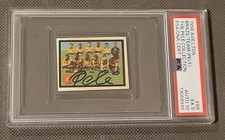 1958 PELE #88 BRAZIL Team  SIGNED Titulares 🇧🇷 ⚽️ Pelé OWNED PSA/DNA 10 PoP 2