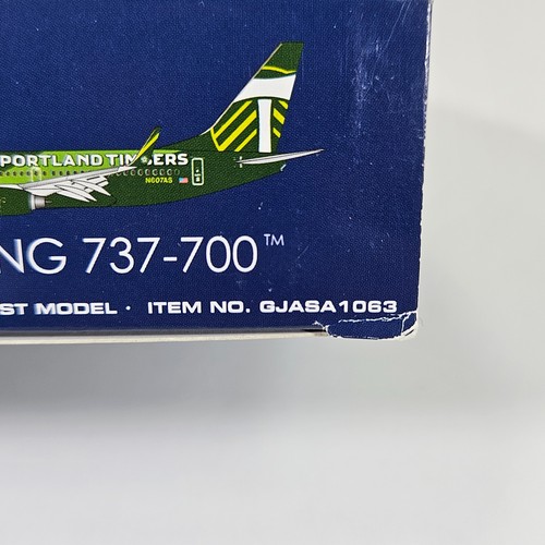 Gemini  Jets Port   Land Timbers 1 400 Alaska Airlines 737-700 Boxed GJASA 1063 - Picture 10 of 24