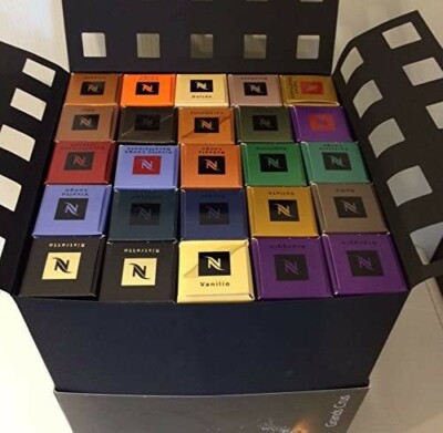 NespressoWorldExplorations 3種25箱カプセル250個 250X NESPRESSO ORIGINAL LINE CAPSULES 25 FLAVORS - 25 Sleeves NEW