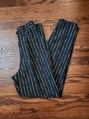 Vintage Mondi 80s High-Waisted Pleated Wool Blend Tapered Pants