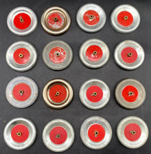 16 AC GILBERT ERECTOR SET MH 3" PAINTED RED WHEELS, USED