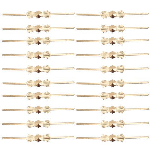 200 Pcs Crystal Bead Curtain Buckle Beadd Bow Tie Connectors Chandelier Parts - Picture 5 of 15