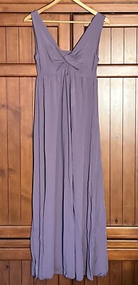 New M Precious Curves Night Gown Light Purple Key Hole Silky Soft Flowy  Light | eBay