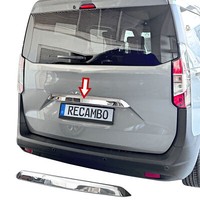 Edelstahl Chrom Kofferraumleiste Passend FüR Ford Transit Courier | Bj Ab 2023>