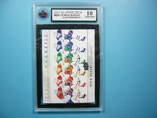 2021/22 UPPER DECK ELECTROMAGNETIC GOLD HOCKEY CARD #EM-13 NICK SUZUKI KSA 10 UD