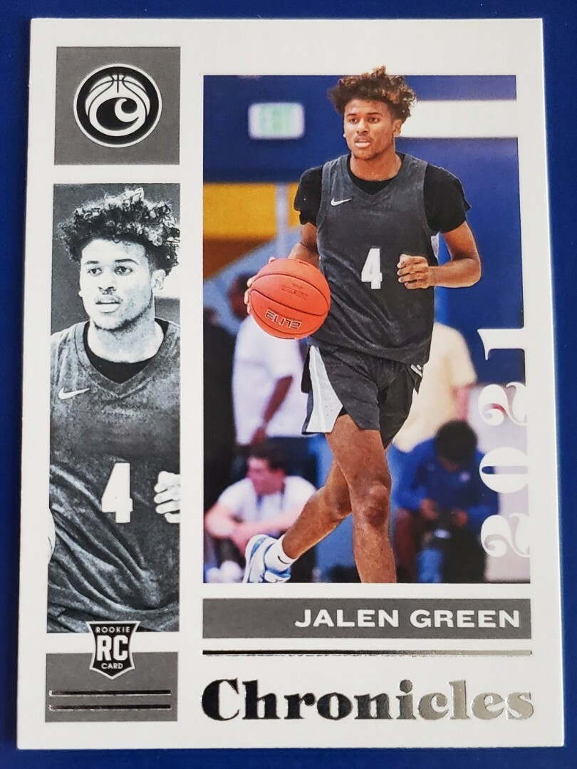 2021-22 Panini Chronicles Draft Jalen Green Houston Rockets #4 RC