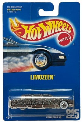 HOT WHEELS LIMOZEEN BLUE CARD #225 VINTAGE 1991 | eBay