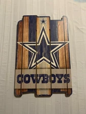 Dallas Cowboys NFL 17" x 11" Wood Decorative Indoor Sign Wincraft Brand New