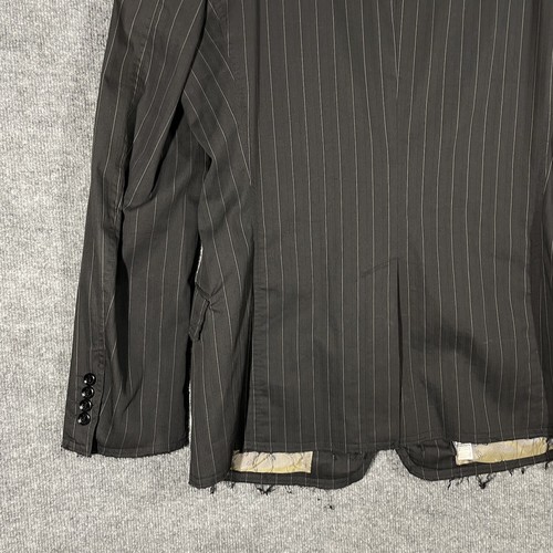 Dolce Gabbana Blazer Jacket Mens Size 40 Frayed Distressed Ittierre Spa Peacock - Picture 17 of 22