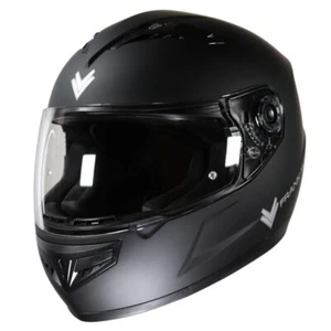 Frank Thomas DP808 Kids Motorcycle Helmet Children Matt Black