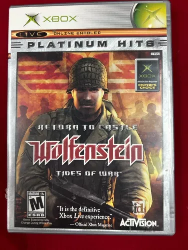 MICROSOFT XBOX  RETURN TO CASTLE WOLFENSTEIN (VA5013377)