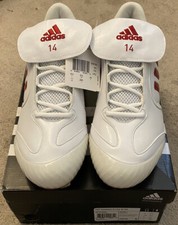 Monica Abbott GAME ISSUED #14 Adidas AST Excelsior 6 Low ”SAMPLE” Cleats Size 11