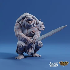 Tortle Barbarian Pose 2 | D&D Miniature  Dungeons and Dragons Kestudo