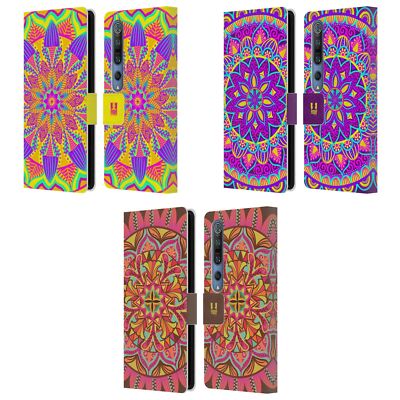 HEAD CASE DESIGNS MANDALA FLOWERS LEATHER BOOK WALLET CASE FOR XIAOMI PHONES