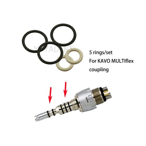 Universal Dental Handpiece Seal O Rings For Kavo Multiflex Coupling Anti-Oil - Picture 4 of 5