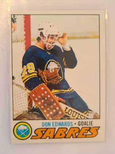 1977-78 Topps #201 Don Edwards Buffalo Sabres *See Photos for condition
