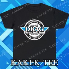 T-shirt nuova Drag Specialties logo olio moto divertente taglia dalla S alla 5XL