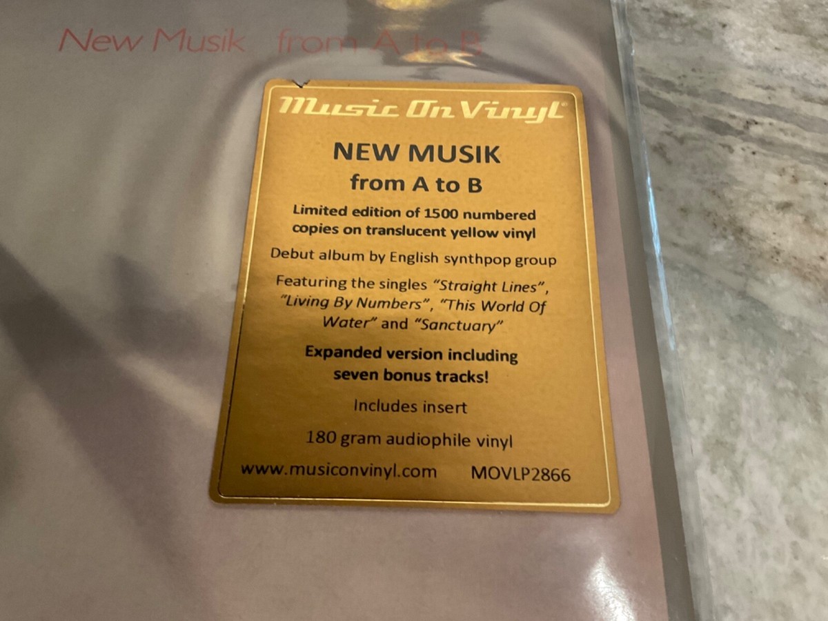 NEW MUSIK LP FROM A to B 2021 MUSIC ON VINYL MOVLP2866 180G