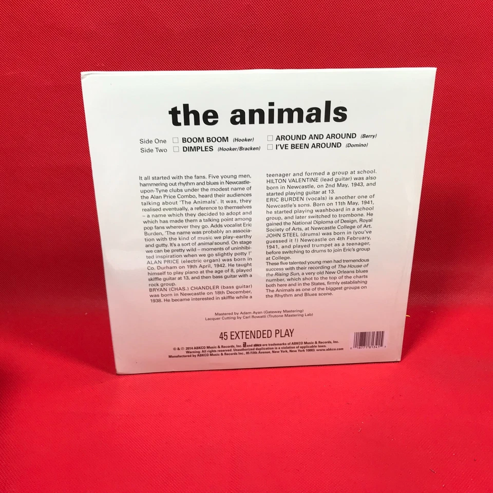The Animals SEALED limited edition 2014 10" Mono vinyl EP Record Store Day RSD - Image 2 of 3