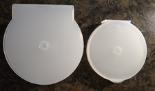 24 Clear CD DVD R Disc Clam C Shell Plastic Storage Slim Case with Lock