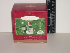HALLMARK KEEPSAKE ORNAMENT"MAX"2000"THE SNOWMAN OF MITFORD,BRAND NEW  