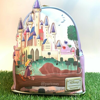 NWT Sleeping Beauty - Aurora’s Castle Loungefly Backpack - Disneyland s-l400.jpg main image 3