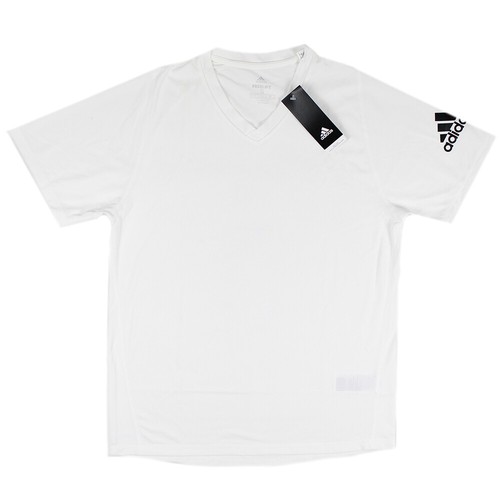 Adidas Men's FreeLift Sport Ultimate Solid V Neck Tee White DZ8445