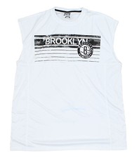 NBA Big Men's Brooklyn Nets Muscle Tee Shirt, White