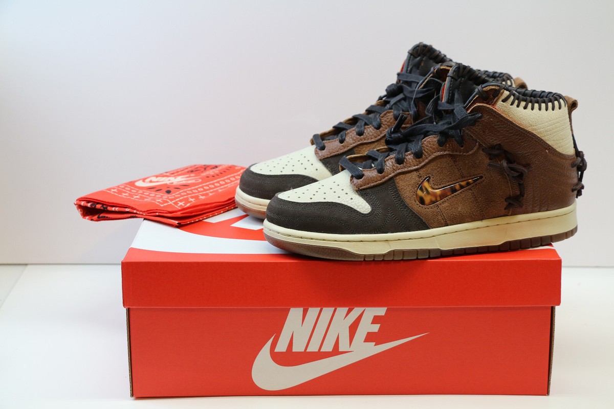 Nike Bodega x Dunk High Legend Men's size 9 CZ8125-200 w Nike Bodega x Dunk High Legend Men's size 9 CZ8125-200 w