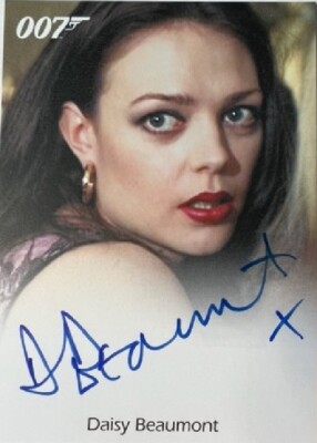Daisy Beaumont Autograph from James Bond Archives Final Edition | eBay