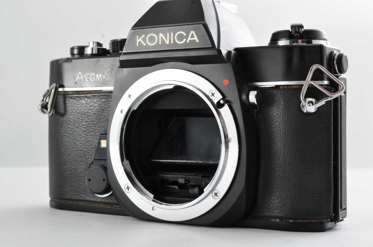 Konica Acom-1 Black 35mm SLR Film Camera Body Only [Exc+5