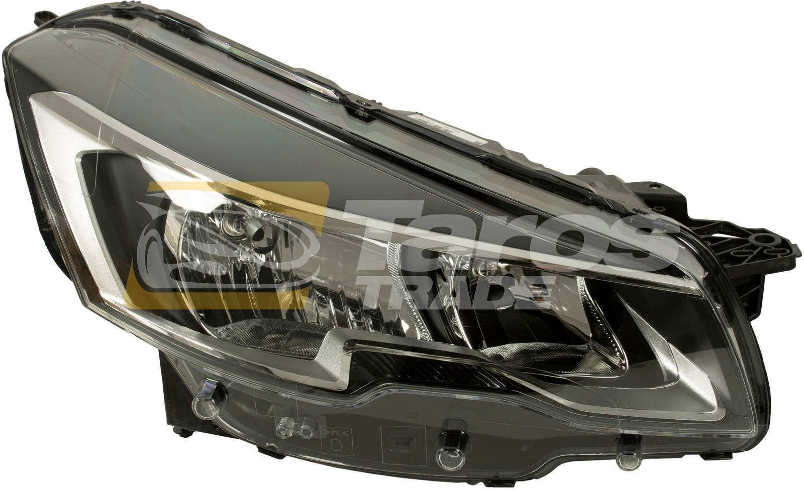 Phare avant droite Peugeot 508 2015-2018 finition chrome et verre haute clarté